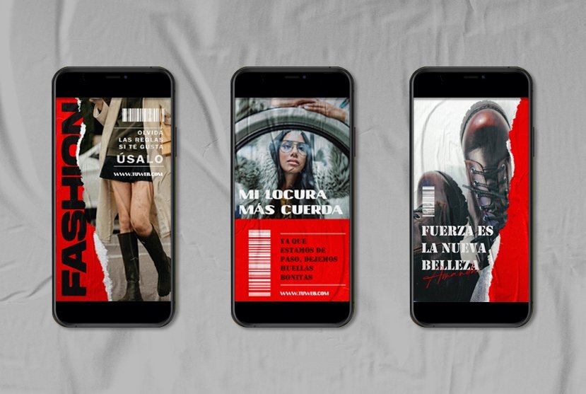 Redes sociales · diseño 3
