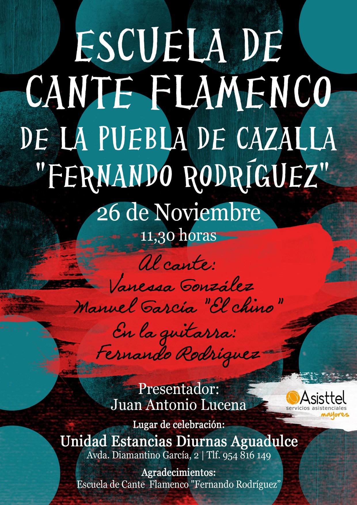 Cartel flamenco Aguadulce
