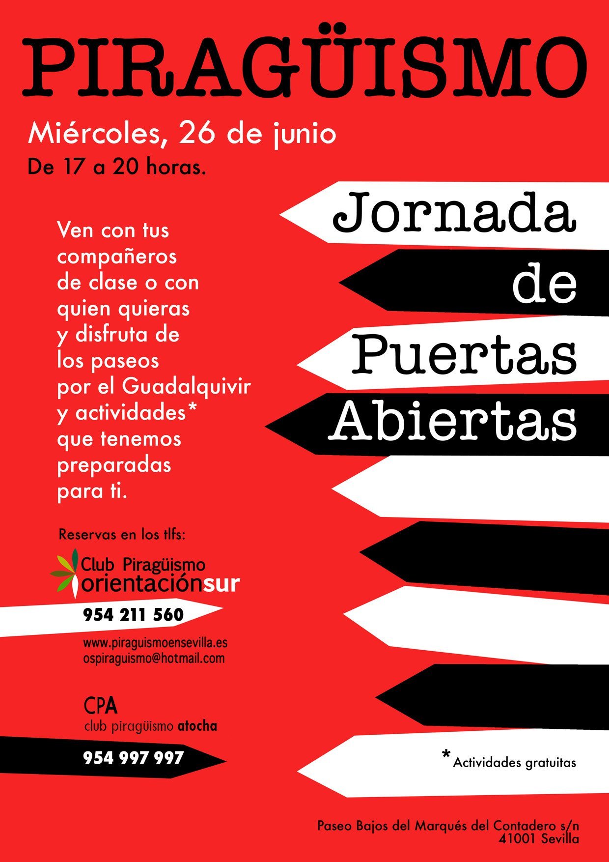 Cartel piragüismo